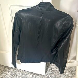 Faux leather jacket